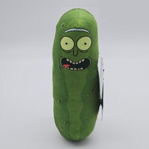 Adult Swim Pickle Rick and Morty - Stuffed Animal Plush Toy - Green - 9" Long